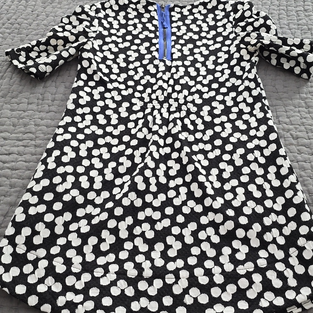 Deletta Black and White Polka Dot Women's Top Or Tunic - Picture 9 of 14